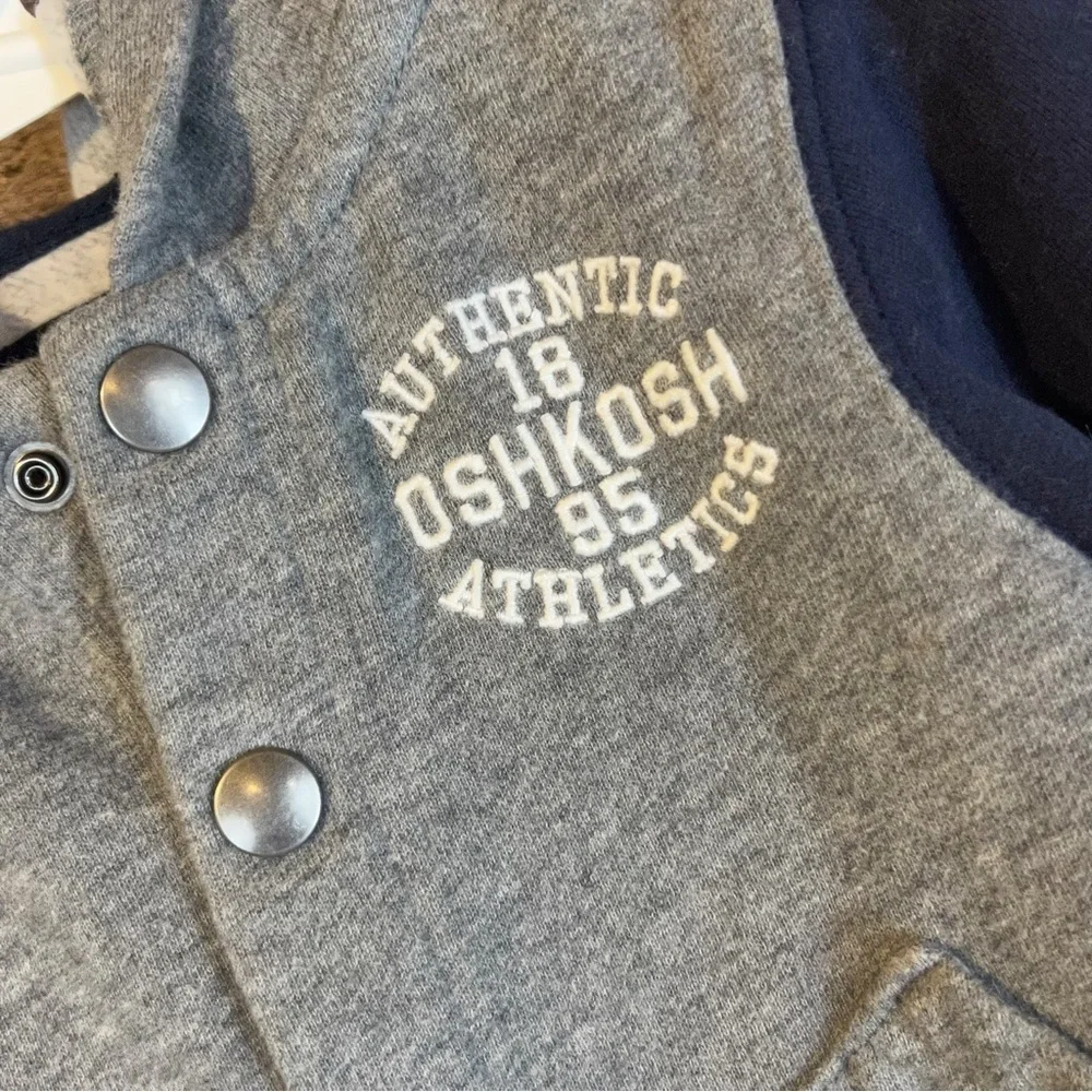 Oshkosh Baby Boy’s‎ Hooded Vintage Style Sweatshirt Jacket